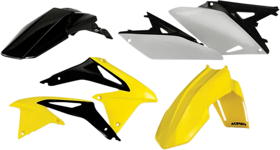 Acerbis Plastic Fender Body Kit Yellow Black White