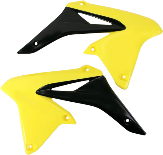 Acerbis Left Right Radiator Shrouds Yellow Black