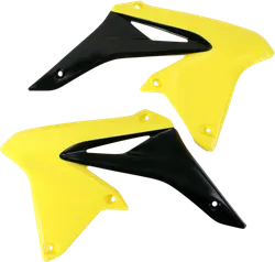 Acerbis Left Right Radiator Shrouds Yellow Black