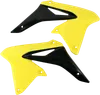 Acerbis Left Right Radiator Shrouds Yellow Black
