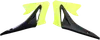 Acerbis Left Right Radiator Shrouds Flourescent Yellow Black