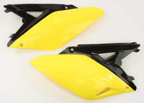 Acerbis Side Panel Number Plates Yellow Black