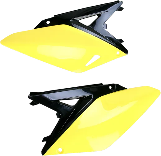 Acerbis Side Panel Number Plates Yellow Black