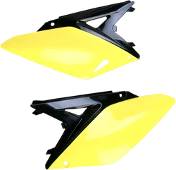 Acerbis Side Panel Number Plates Yellow Black