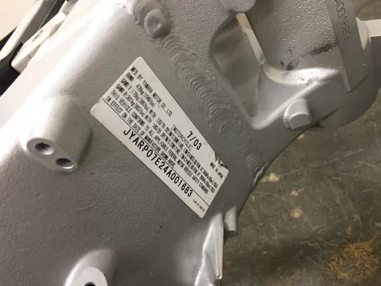 Main Frame Chassis CLN Ready To Go 2004 Yamaha FJR1300 2335A