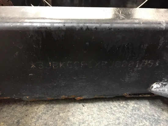 Commander 1000 Frame Chassis from 2014 Can Am DPS