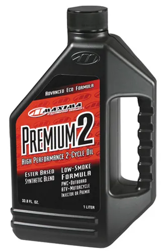 Maxima Premium 2 Semi Synthetic 2T Engine Motor Oil 1 Liter 2 Stroke 4