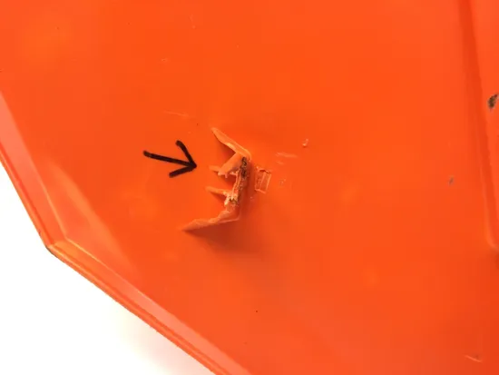 08 KTM 450 525 XC ATV Rear Fender Fenders Plastic 2350A x