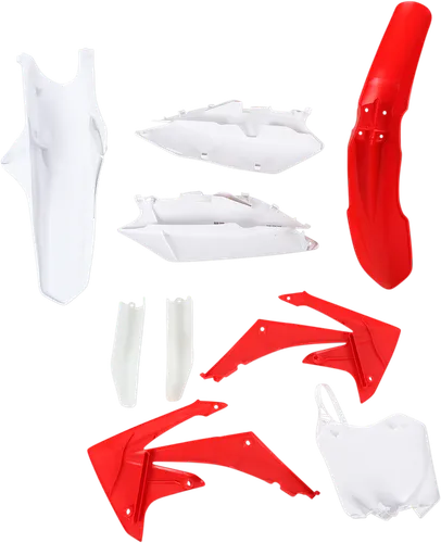 Acerbis Complete Plastic Fender Body Kit OE Red/White