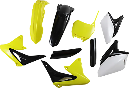Acerbis Complete Plastic Fender Body Kit OE Black/Yellow/White