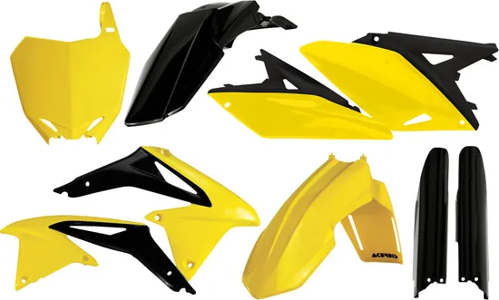 Acerbis Complete Plastic Fender Body Kit OE Yellow/White/Black