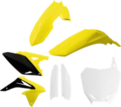 Acerbis Complete Plastic Fender Body Kit OE Yellow/White/Black