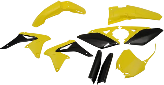 Acerbis Complete Plastic Fender Body Kit OE Yellow/Black
