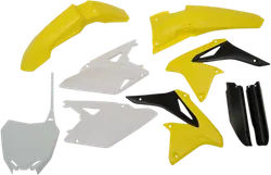 Acerbis Complete Plastic Fender Body Kit Yellow Black White