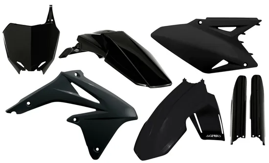 Acerbis Complete Plastic Fender Body Kit Black