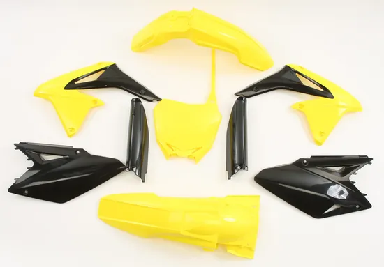 Acerbis Complete Plastic Fender Body Kit OE Yellow Black