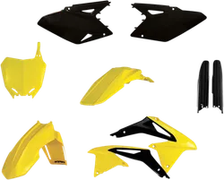 Acerbis Complete Plastic Fender Body Kit OE Yellow Black