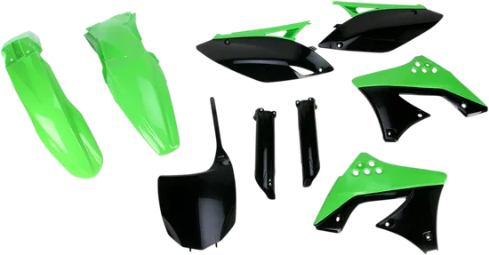 Acerbis Complete Plastic Fender Body Kit OE Green/Black