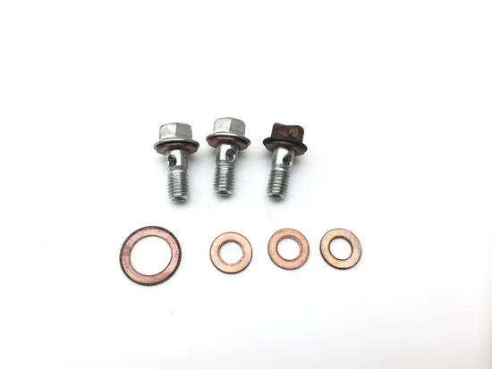 Engine Metal Oil Lines 1997 Yamaha Big Bear 350 YFM350U 2365A