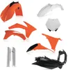 Acerbis Complete Plastic Fender Body Kit OE Orange/White/Black