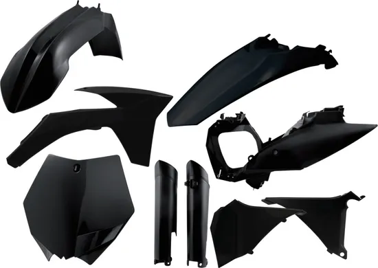 Acerbis Complete Plastic Fender Body Kit Black 2