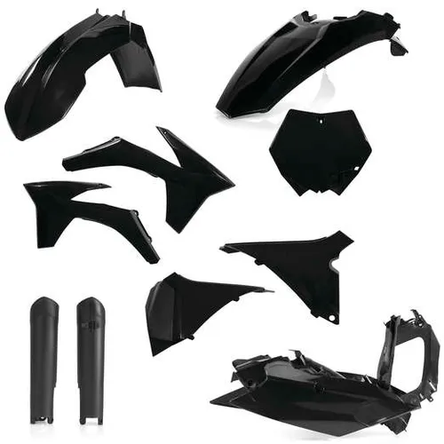 Acerbis Complete Plastic Fender Body Kit Black