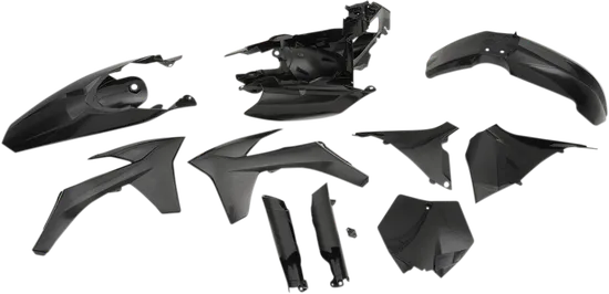Acerbis Complete Plastic Fender Body Kit Black