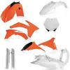 Acerbis Complete Plastic Fender Body Kit OE Orange/White/Black