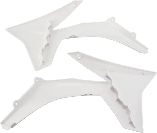 Acerbis Left Right Radiator Shrouds White