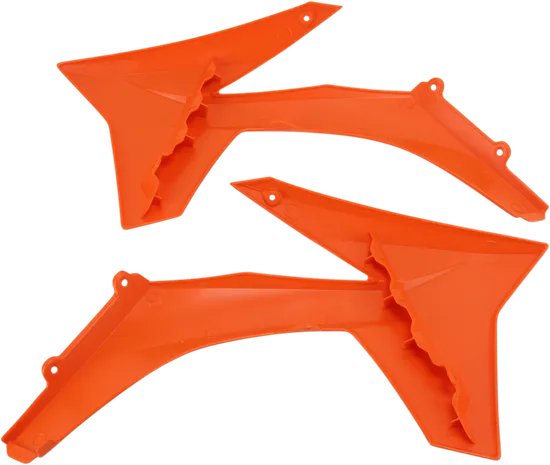 Acerbis Left Right Radiator Shrouds Orange