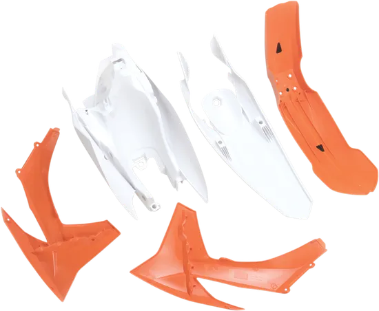 Acerbis Plastic Fender Body Kit Orange White Black