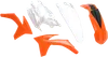 Acerbis Plastic Fender Body Kit Orange White Black