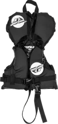 Fly Racing Infant Nylon Floatation Vest Black White Youth One Size
