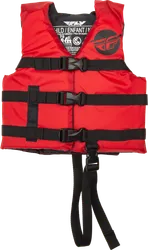 Fly Racing Child Nylon Floatation Vest Red Child 20 to 25