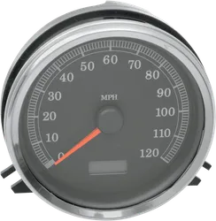 DS Black Face Electronic Speedometer w Indicator Lights