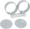 DS Chromed Steel Double Gauge Bracket Mount