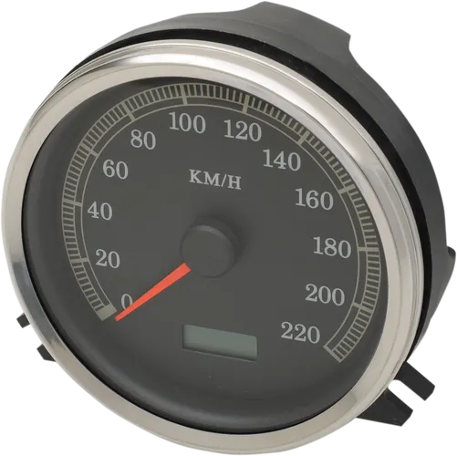 DS Black Face Electronic Speedometer w Indicator Lights