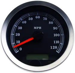 DS 4 in MPH Black Face Programmable Electronic Speedometer