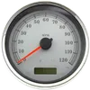 DS 5in MPH White Face Programmable Electronic Speedometer