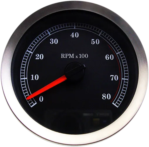 DS 4 in Black Face Electronic Tachometer