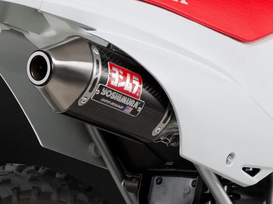 Yosh RS-2 Enduro Full System CF Exhaust Pipe Honda CRF125F CRF125FB