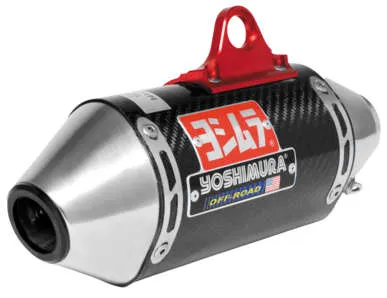 Yosh RS-2 Enduro Full System CF Exhaust Pipe Honda CRF125F CRF125FB
