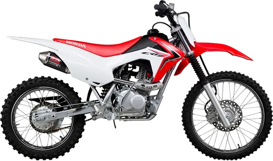 Yosh RS-2 Enduro Full System CF Exhaust Pipe Honda CRF125F CRF125FB