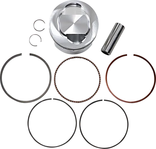 JE Piston Kit Rings Pins Round 2mm OB 85mm Bore 10.5:1