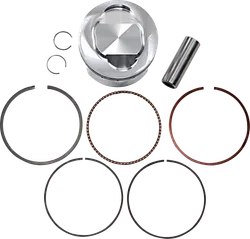 JE Piston Kit Rings Pins Round 2mm OB 85mm Bore 10.5:1