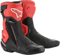 Alpinestars SMX Plus Vented Boots Adult 9.5 Black Red
