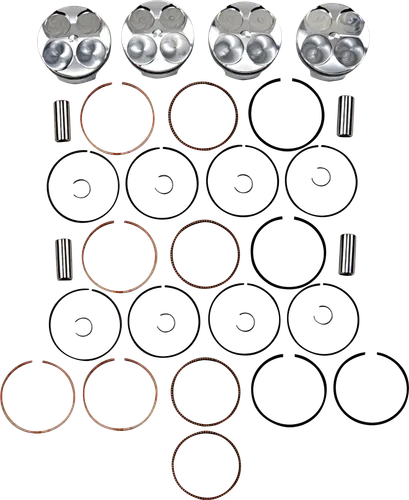 JE Piston Kit Rings Pins FSR STD 75mm Bore 13.5:1