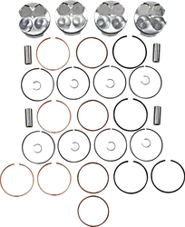 JE Piston Kit Rings Pins FSR STD 75mm Bore 13.5:1