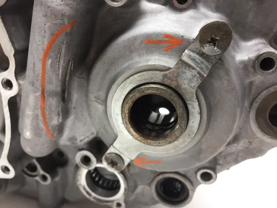 Engine Left Right Center Cases 2009 Suzuki DRZ400SM 2400 x