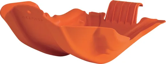 Acerbis Polypropylene Chassis Belly Skid Plate Orange